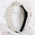 2018 Simple Design Hair Jewelry Cloth Strip Knitted Knot Custom Headband for Trendy Girls